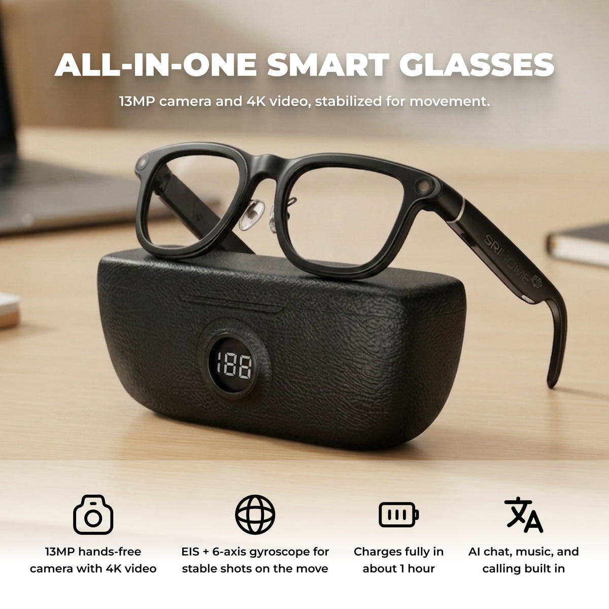 SRI Home IntelliSight Smart Glasses