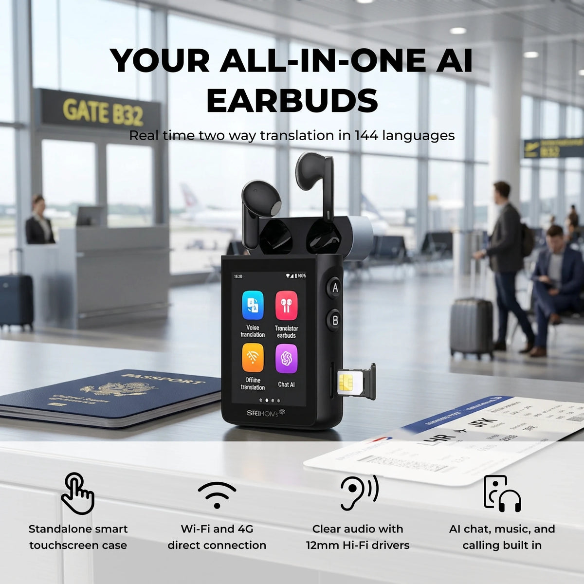 SRI Home Translator Earbuds